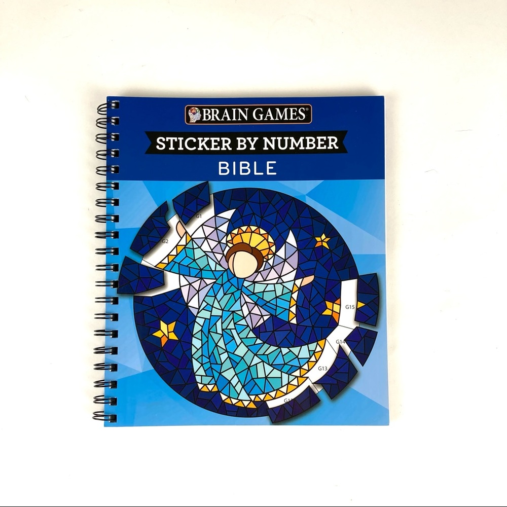 Sticker by Number Bible Edition by Brain Games
